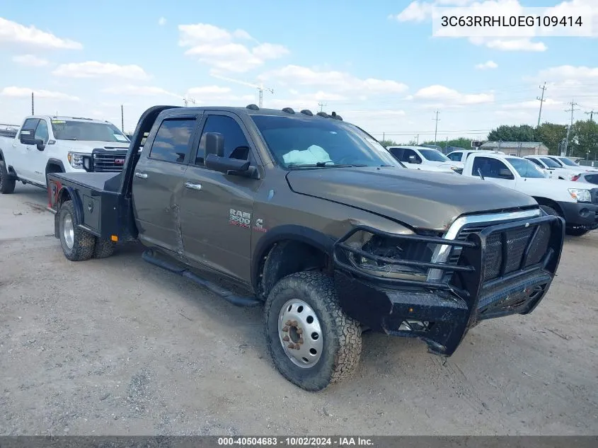 2014 Ram 3500 Big Horn VIN: 3C63RRHL0EG109414 Lot: 40504683