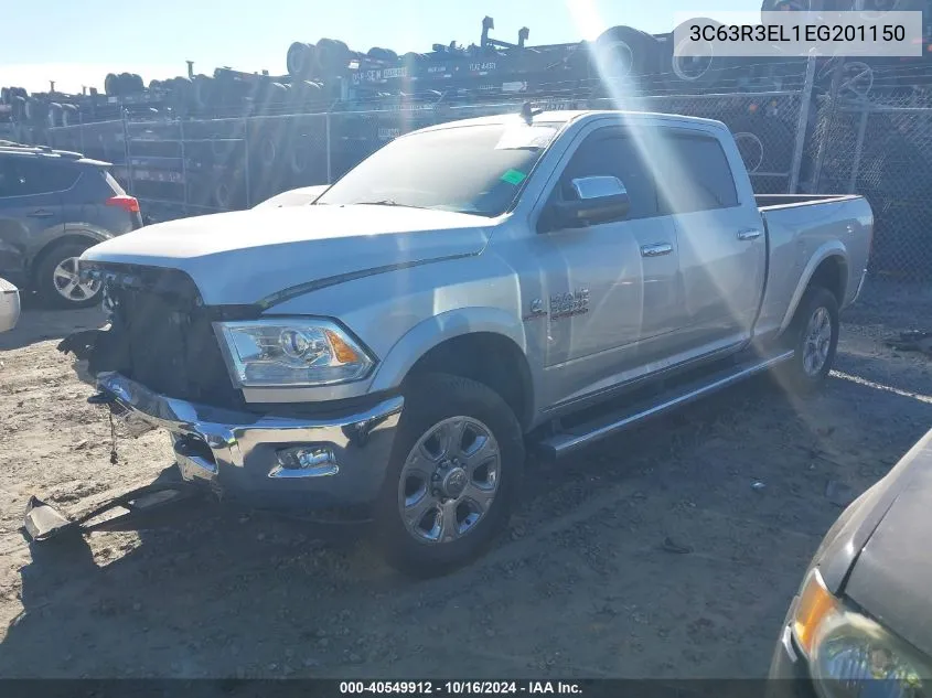 2014 Ram 3500 Laramie VIN: 3C63R3EL1EG201150 Lot: 40549912