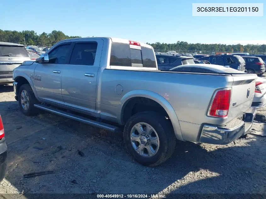 2014 Ram 3500 Laramie VIN: 3C63R3EL1EG201150 Lot: 40549912