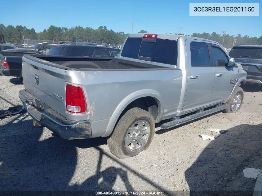 2014 Ram 3500 Laramie VIN: 3C63R3EL1EG201150 Lot: 40549912