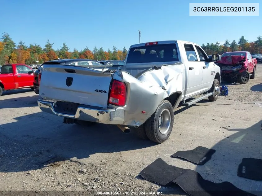 2014 Ram 3500 Tradesman VIN: 3C63RRGL5EG201135 Lot: 40616567