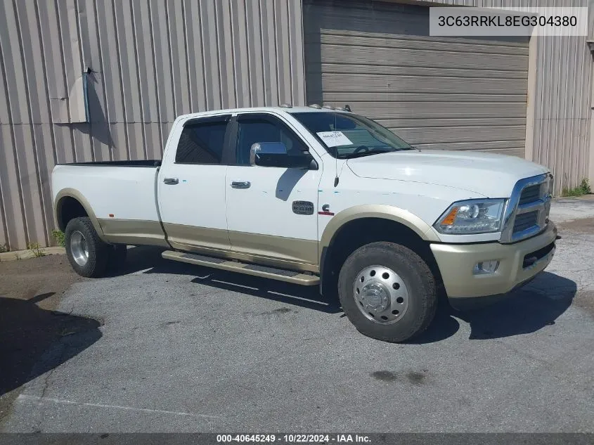 2014 Ram 3500 Longhorn VIN: 3C63RRKL8EG304380 Lot: 40645249