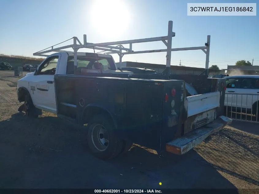 2014 Ram 3500 Chassis Tradesman/Slt VIN: 3C7WRTAJ1EG186842 Lot: 40652001