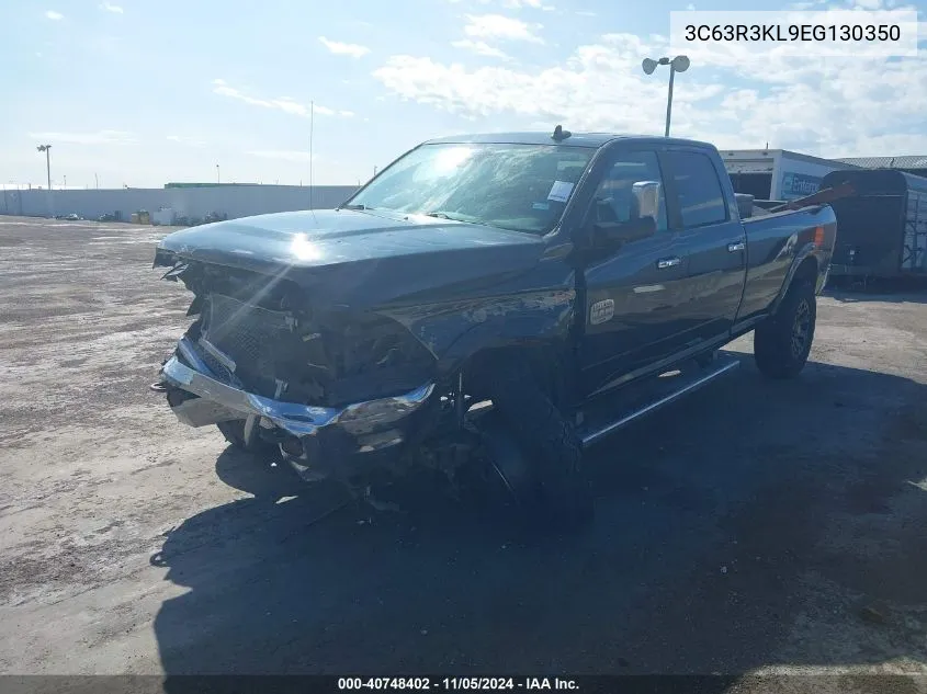 2014 Ram 3500 Longhorn VIN: 3C63R3KL9EG130350 Lot: 40748402