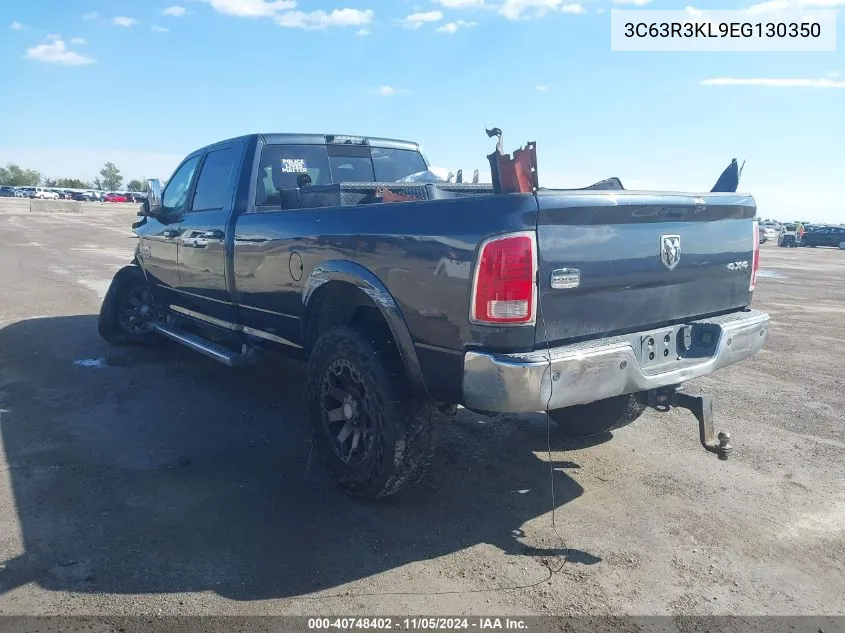 2014 Ram 3500 Longhorn VIN: 3C63R3KL9EG130350 Lot: 40748402