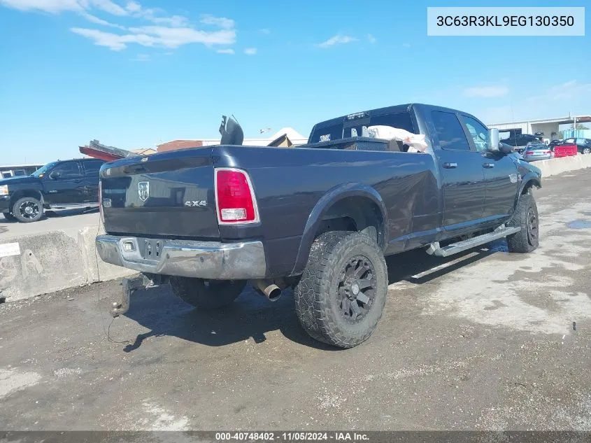 2014 Ram 3500 Longhorn VIN: 3C63R3KL9EG130350 Lot: 40748402