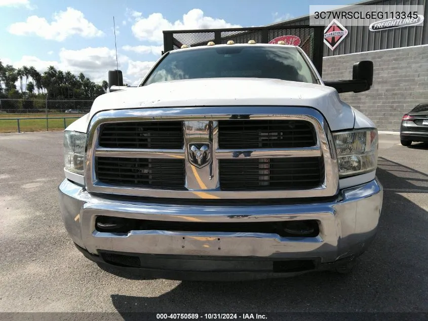 2014 Ram 3500 VIN: 3C7WRSCL6EG113345 Lot: 40750589