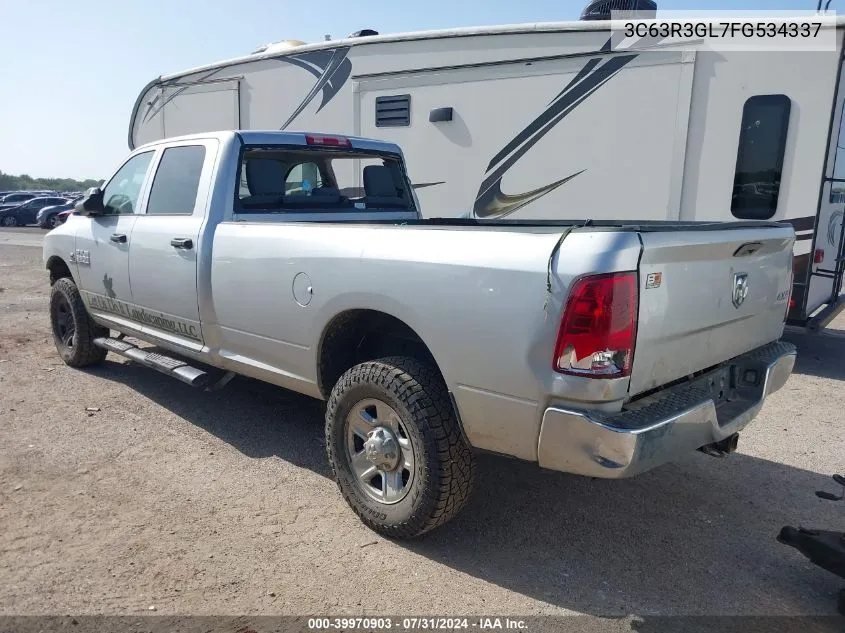 2015 Ram 3500 Tradesman VIN: 3C63R3GL7FG534337 Lot: 39970903