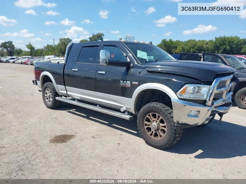 3C63R3MJ3FG690412 2015 Ram 3500 Laramie