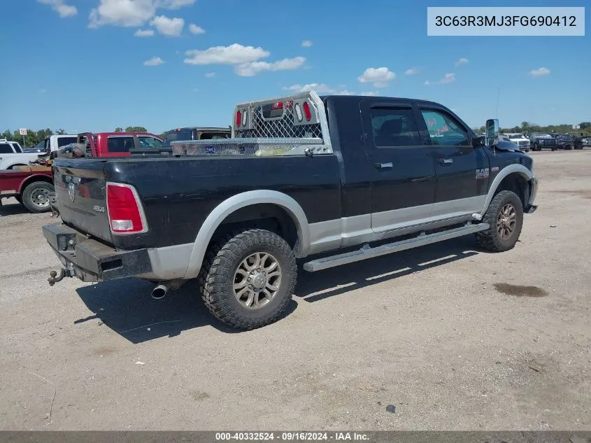 3C63R3MJ3FG690412 2015 Ram 3500 Laramie