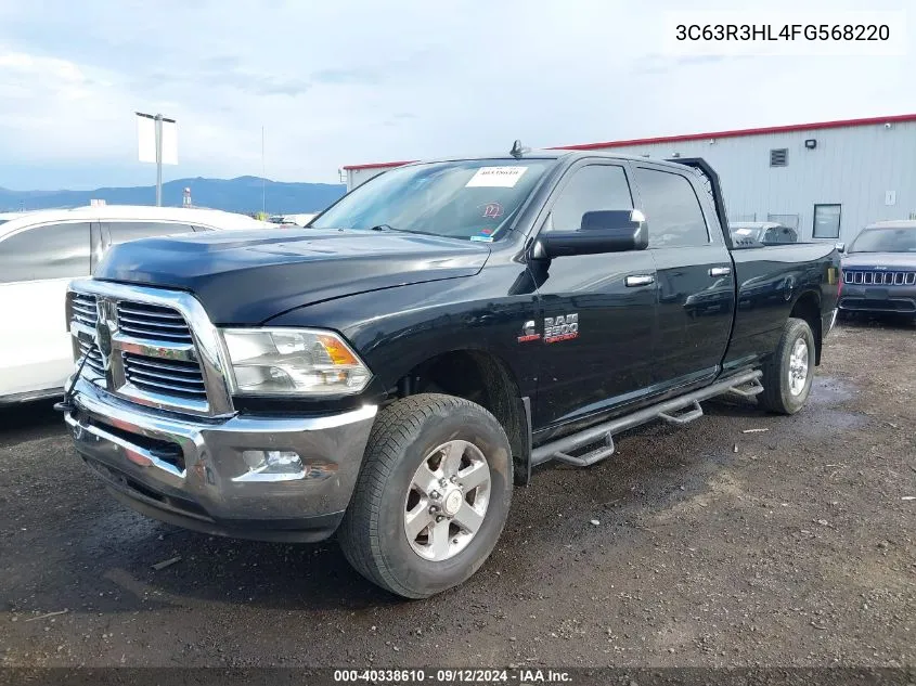 2015 Ram 3500 Big Horn VIN: 3C63R3HL4FG568220 Lot: 40338610