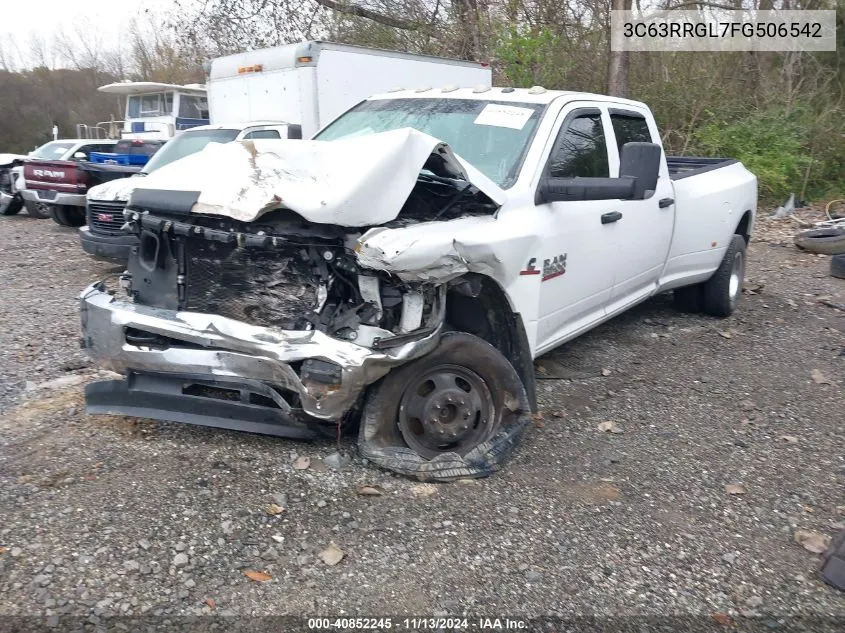 2015 Ram 3500 Tradesman VIN: 3C63RRGL7FG506542 Lot: 40852245