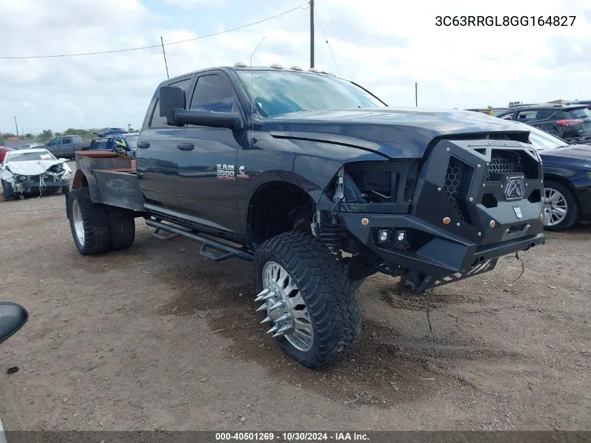 2016 Ram 3500 Tradesman VIN: 3C63RRGL8GG164827 Lot: 40501269