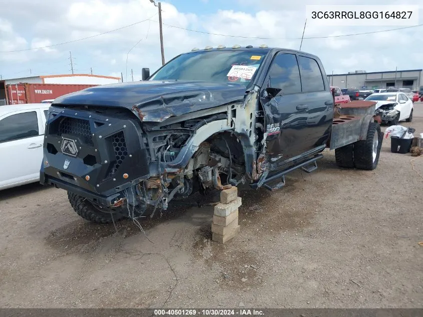 2016 Ram 3500 Tradesman VIN: 3C63RRGL8GG164827 Lot: 40501269