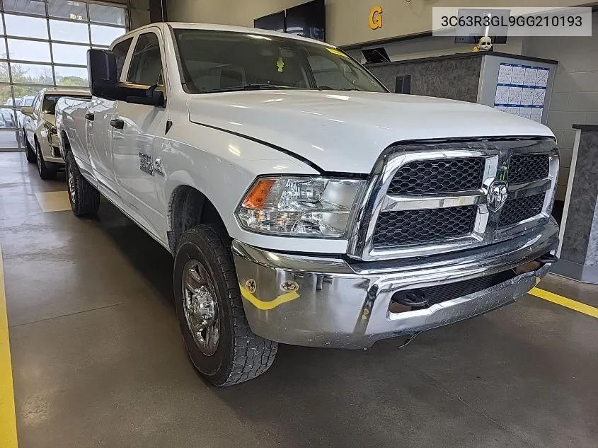 2016 Ram 3500 Tradesman VIN: 3C63R3GL9GG210193 Lot: 40701738