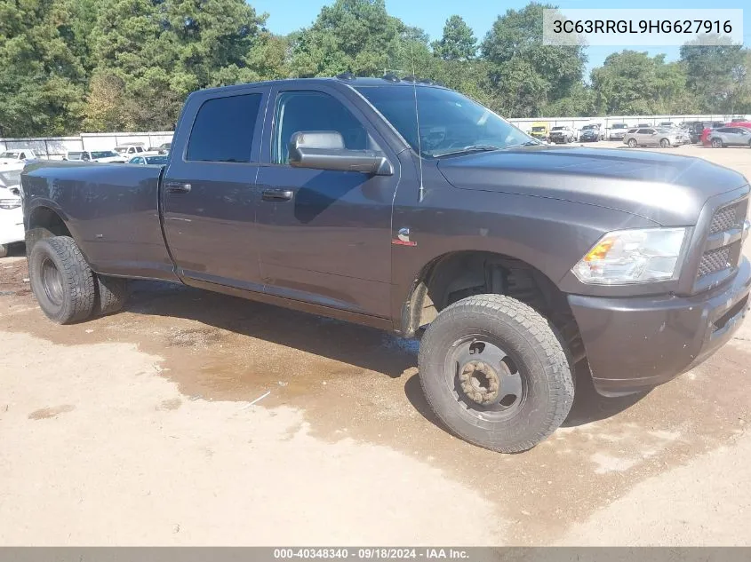 2017 Ram 3500 VIN: 3C63RRGL9HG627916 Lot: 40348340