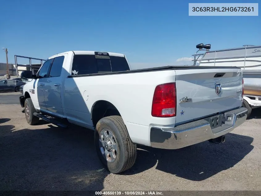 2017 Ram 3500 Slt VIN: 3C63R3HL2HG673261 Lot: 40550139