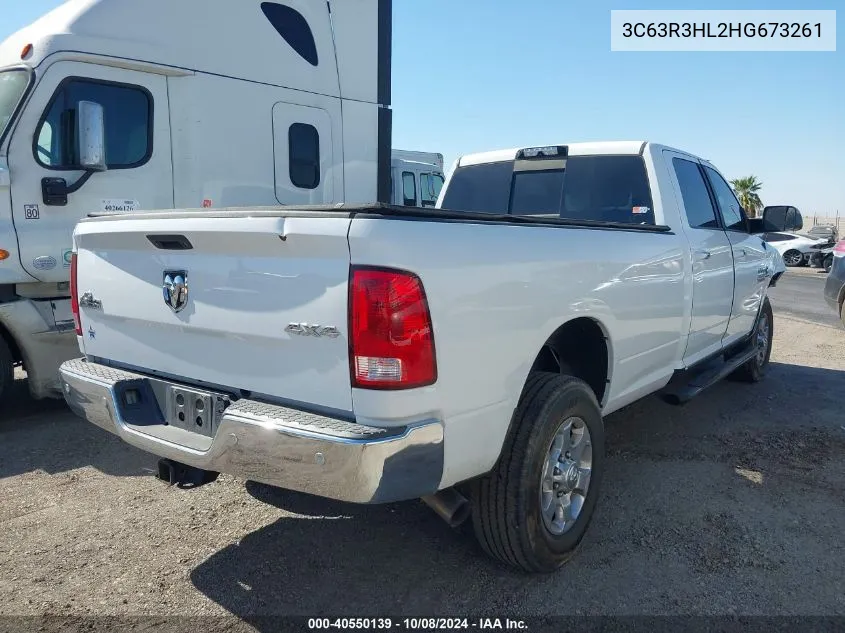 2017 Ram 3500 Slt VIN: 3C63R3HL2HG673261 Lot: 40550139