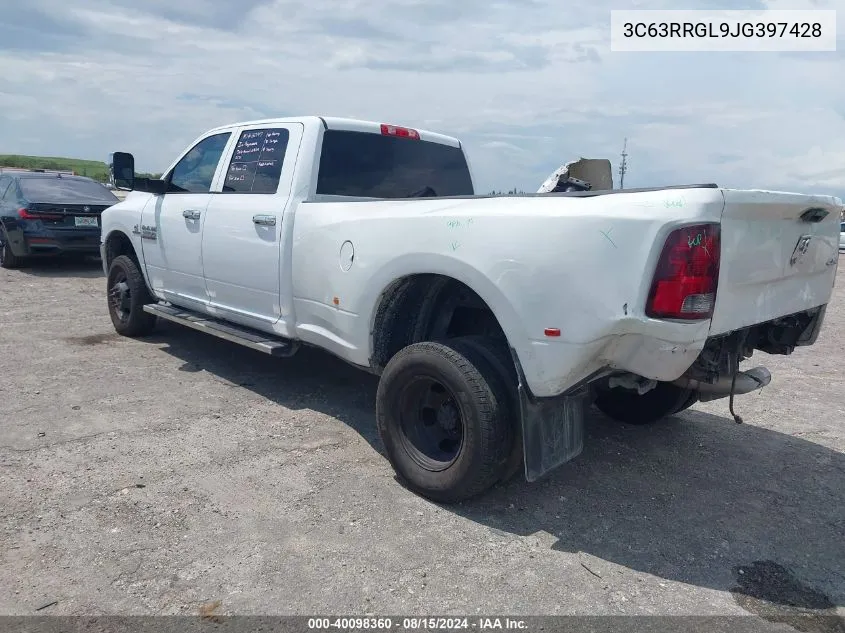 3C63RRGL9JG397428 2018 Ram 3500 Tradesman 4X4 8' Box