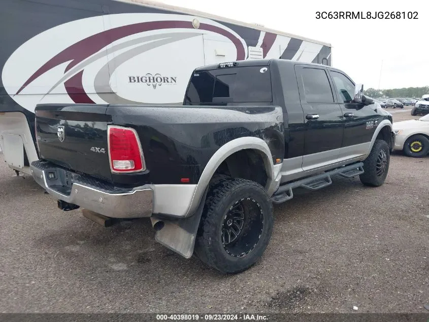 3C63RRML8JG268102 2018 Ram 3500 Laramie