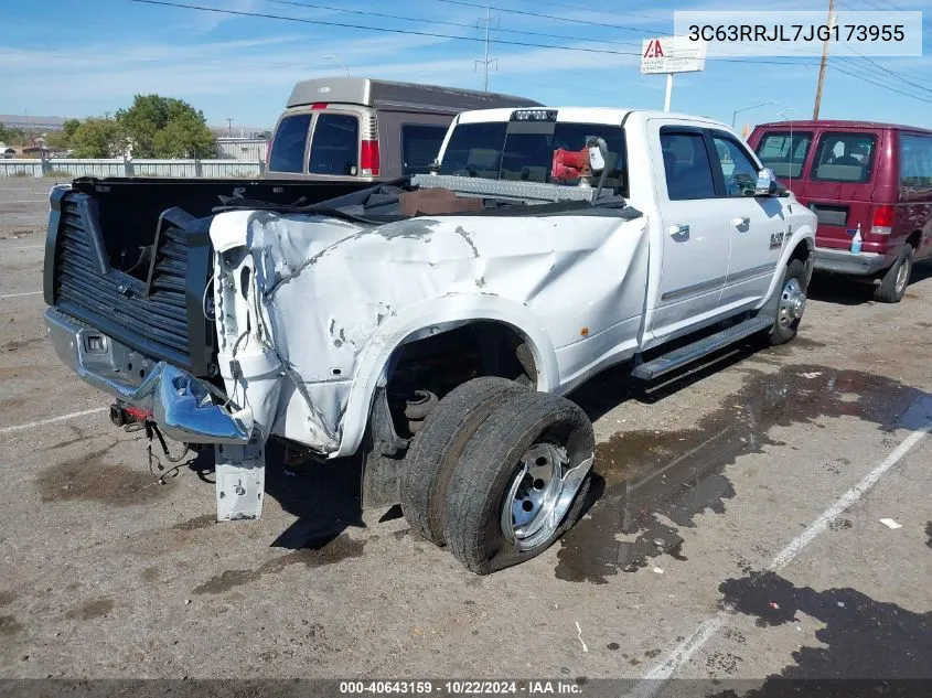 3C63RRJL7JG173955 2018 Ram 3500 Laramie 4X4 8' Box