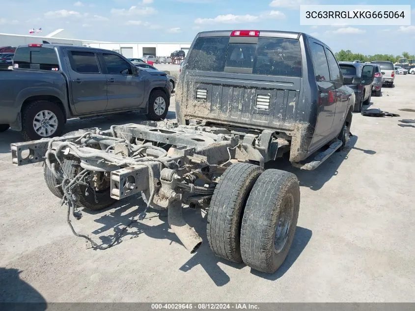 2019 Ram 3500 Tradesman 4X4 8' Box VIN: 3C63RRGLXKG665064 Lot: 40029645