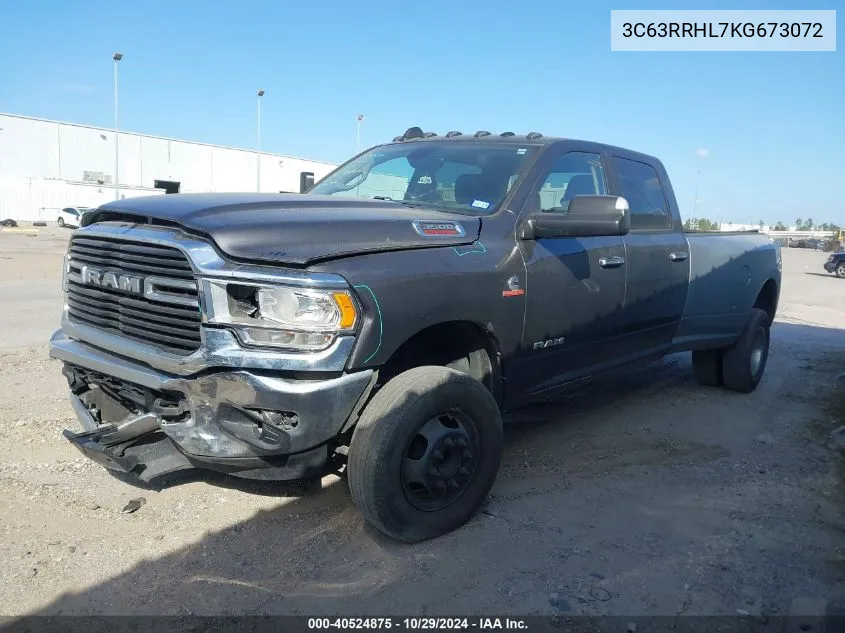 2019 Ram 3500 Lone Star 4X4 8' Box VIN: 3C63RRHL7KG673072 Lot: 40524875