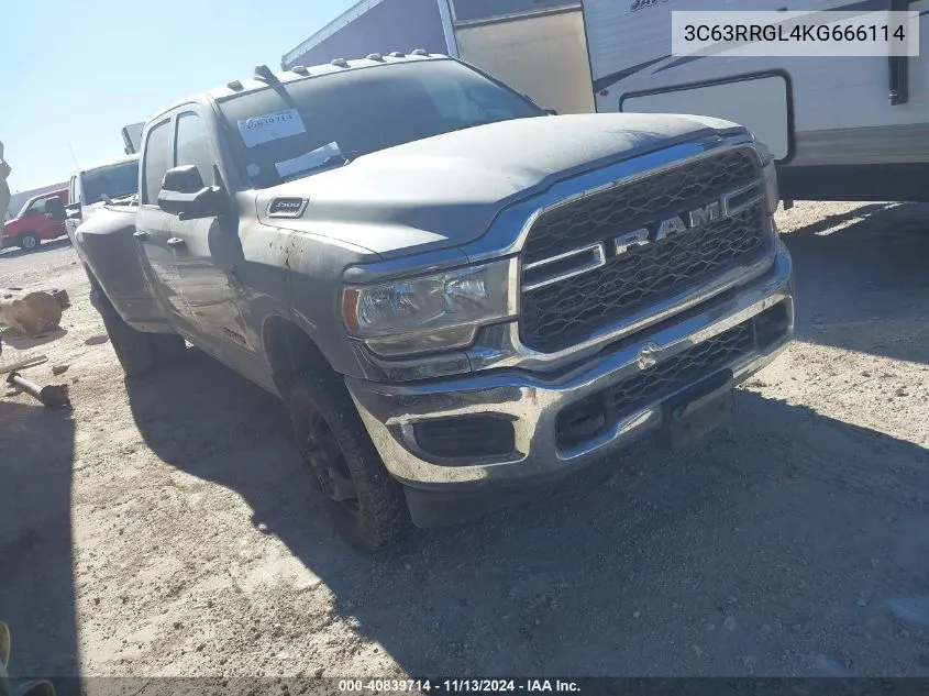 2019 Ram 3500 Tradesman 4X4 8' Box VIN: 3C63RRGL4KG666114 Lot: 40839714