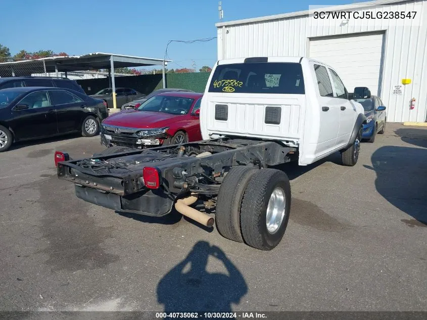 2020 Ram 3500 Chassis Tradesman/Slt/Laramie/Limited VIN: 3C7WRTCJ5LG238547 Lot: 40735062