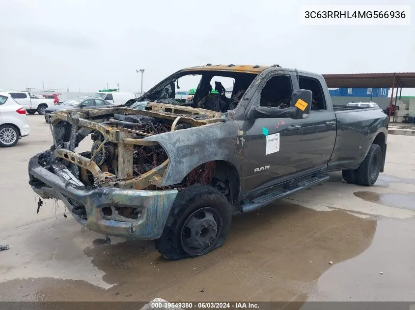 2021 Ram 3500 Lone Star 4X4 8' Box VIN: 3C63RRHL4MG566936 Lot: 39549380