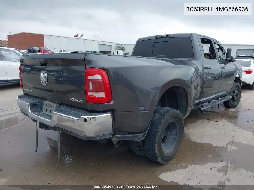 2021 Ram 3500 Lone Star 4X4 8' Box VIN: 3C63RRHL4MG566936 Lot: 39549380