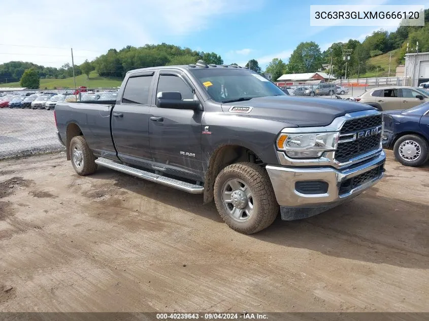 2021 Ram 3500 Tradesman 4X4 8' Box VIN: 3C63R3GLXMG666120 Lot: 40239643