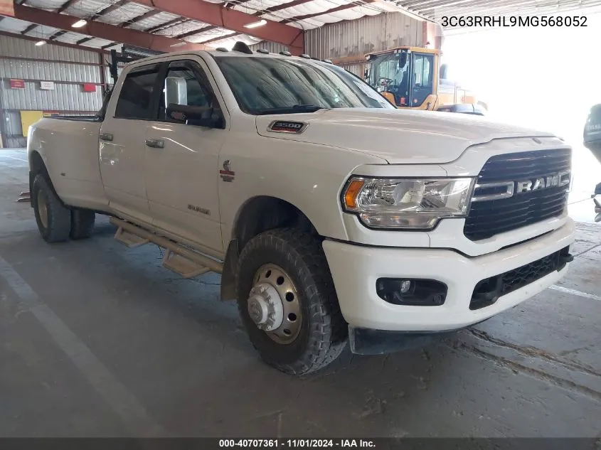 2021 Ram 3500 Big Horn 4X4 8' Box VIN: 3C63RRHL9MG568052 Lot: 40707361