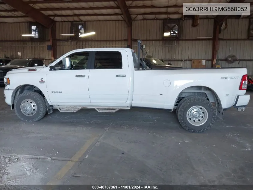 2021 Ram 3500 Big Horn 4X4 8' Box VIN: 3C63RRHL9MG568052 Lot: 40707361