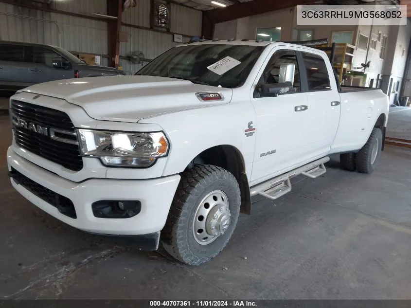 2021 Ram 3500 Big Horn 4X4 8' Box VIN: 3C63RRHL9MG568052 Lot: 40707361