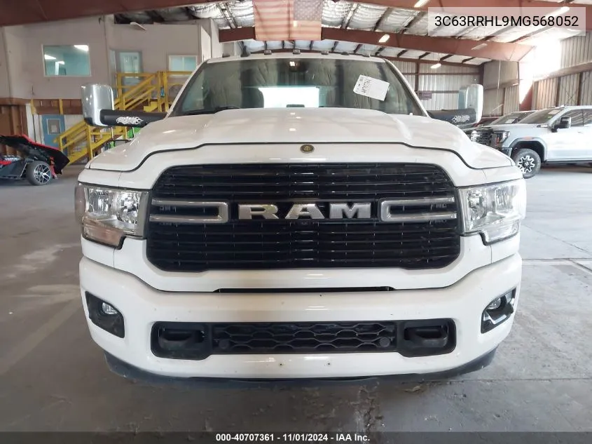 2021 Ram 3500 Big Horn 4X4 8' Box VIN: 3C63RRHL9MG568052 Lot: 40707361