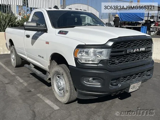 2021 Ram 3500 Tradesman VIN: 3C63R3AJ9MG565321 Lot: 40710136