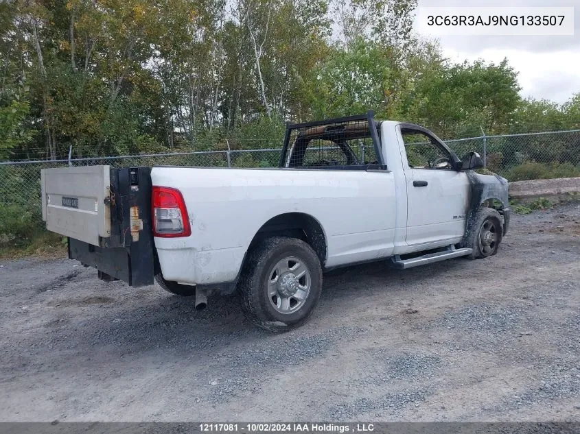 2022 Ram 3500 Tradesman VIN: 3C63R3AJ9NG133507 Lot: 12117081