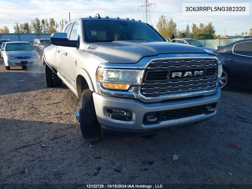 2022 Ram 3500 Limited VIN: 3C63RRPL5NG382320 Lot: 12122729