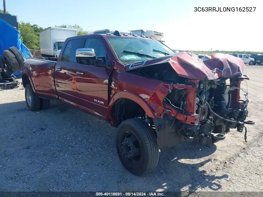 2022 Ram 3500 Laramie 4X4 8' Box VIN: 3C63RRJL0NG162527 Lot: 40118691