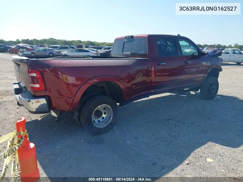 2022 Ram 3500 Laramie 4X4 8' Box VIN: 3C63RRJL0NG162527 Lot: 40118691