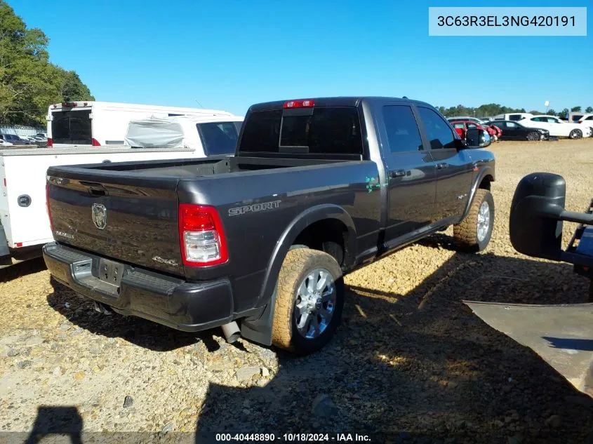 3C63R3EL3NG420191 2022 Ram 3500 Laramie 4X4 6'4 Box