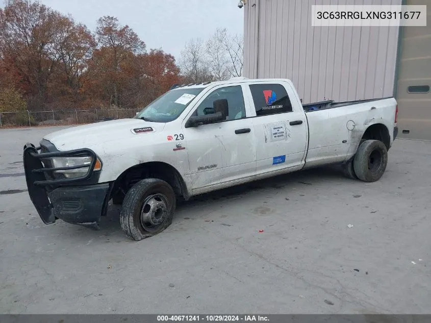 2022 Ram 3500 Tradesman 4X4 8' Box VIN: 3C63RRGLXNG311677 Lot: 40671241