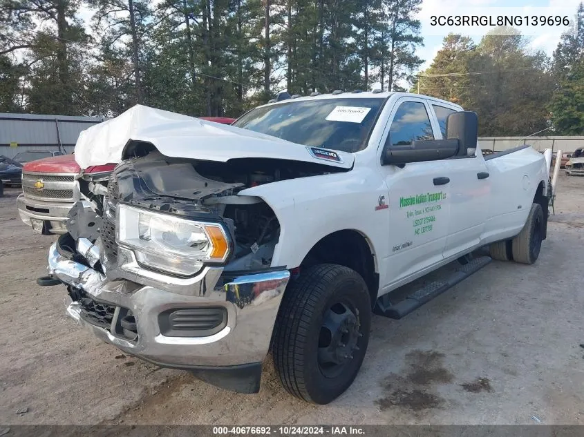 2022 Ram 3500 Tradesman VIN: 3C63RRGL8NG139696 Lot: 40676692