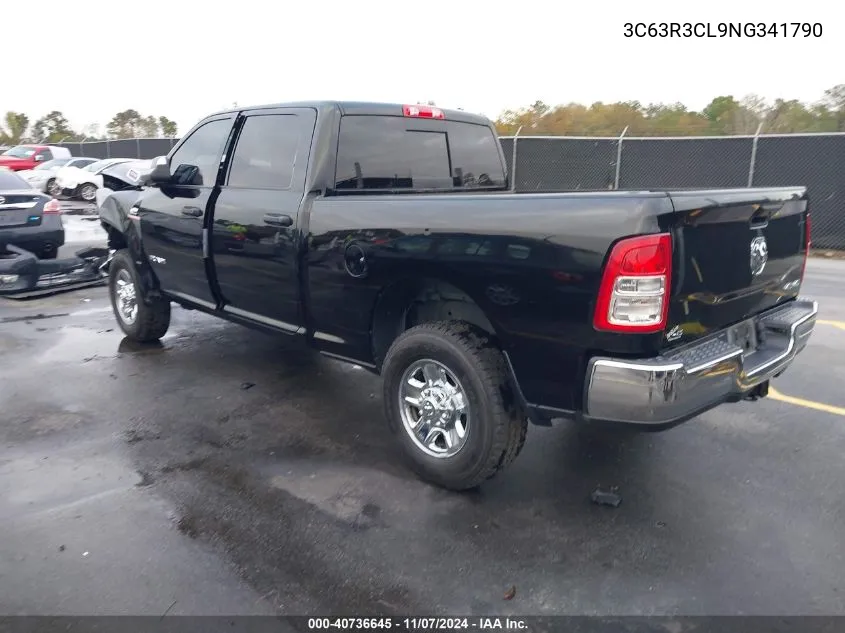 2022 Ram 3500 Tradesman 4X4 6'4 Box VIN: 3C63R3CL9NG341790 Lot: 40736645