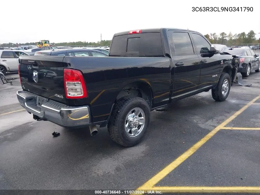 2022 Ram 3500 Tradesman 4X4 6'4 Box VIN: 3C63R3CL9NG341790 Lot: 40736645