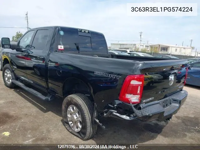 2023 Ram 3500 Laramie VIN: 3C63R3EL1PG574224 Lot: 12079396