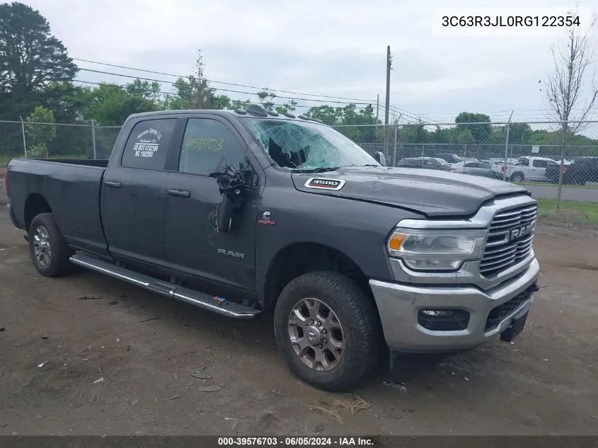 2024 Ram 3500 Laramie 4X4 8' Box VIN: 3C63R3JL0RG122354 Lot: 39576703