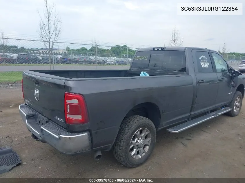 2024 Ram 3500 Laramie 4X4 8' Box VIN: 3C63R3JL0RG122354 Lot: 39576703