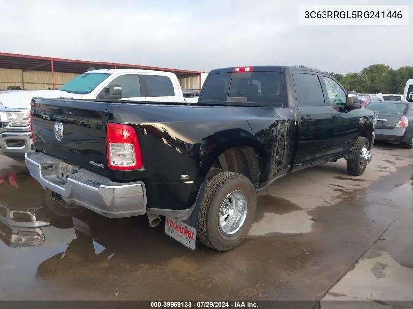 2024 Ram 3500 Tradesman 4X4 8' Box VIN: 3C63RRGL5RG241446 Lot: 39959133